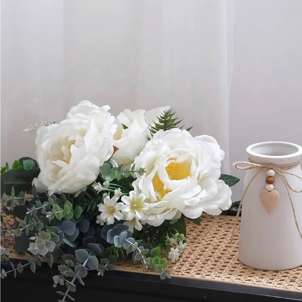 🌸NEW Artificial Peony Flower Arrangement 16